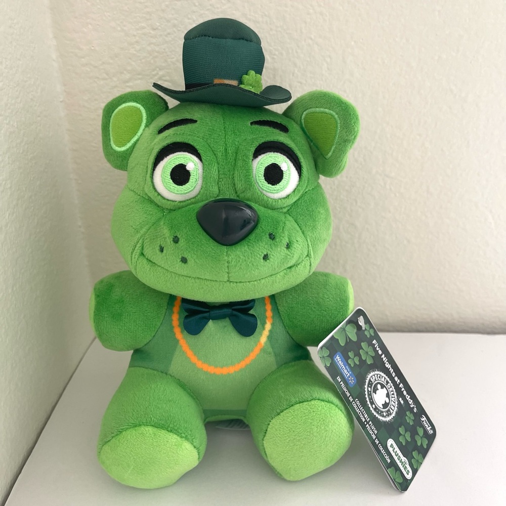 Funko FNAF Five Nights at Freddy’s shamrock Freddy Exclusive Plush 8” Toy New - Picture 4 of 6